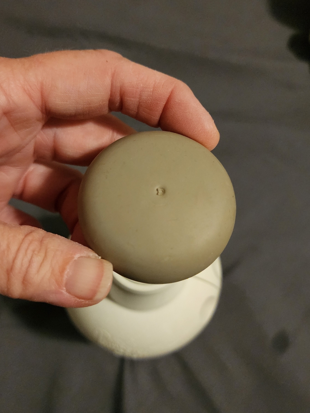 Pampered Chef Manual Food Chopper - White & Gray - Picture 9 of 9